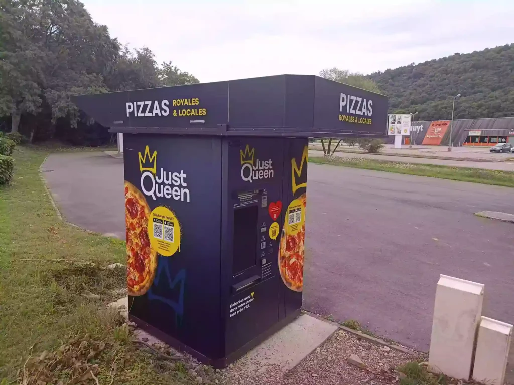 Le distributeur de pizzas Just Queen à Moyeuvre-Grande est désormais à l'arrêt