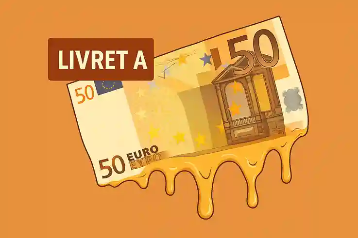 image d'un billet de 50€ qui fond au soleil